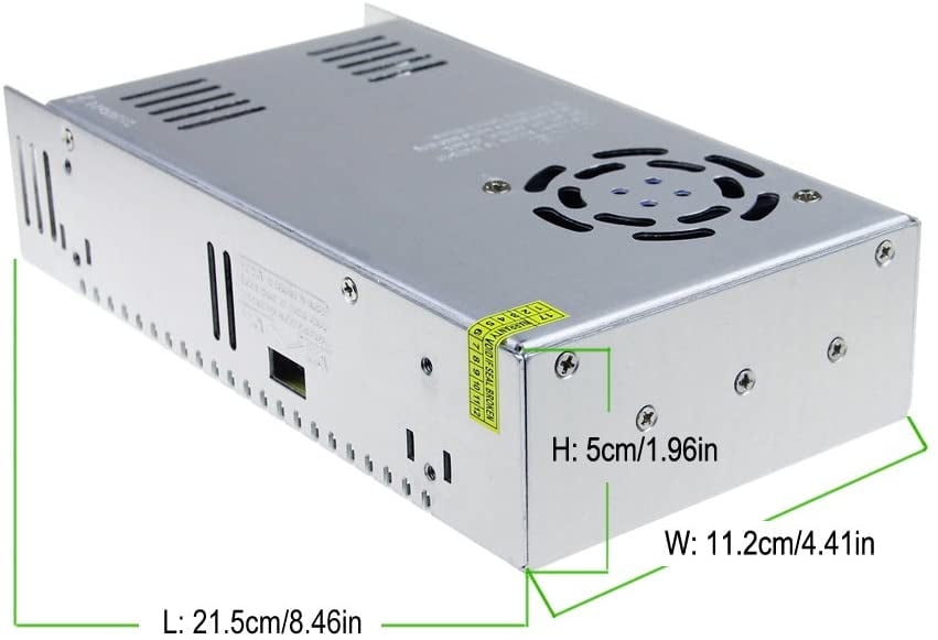 Alitove Ac 110V/220V To Dc 12V 30A 360W Universal Regulated Switching Power Supp 