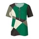 thumbnail image 4 of Blusa informal elegante de manga corta con cremallera y cuello redondo para mujer OAVQHLG3B Store lin121212, 4 of 5