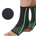 thumbnail image 4 of Eigraketly Tobillera de nailon de 2 piezas, tela transpirable, antideslizante, aplicación amplia, tobillera de baloncesto Ropa Deportiva, Zapatos S, 4 of 6
