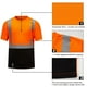thumbnail image 5 of Penkiiy Camisetas de alta visibilidad 4PCS, Camisetas de seguridad para hombres y mujeres, Camiseta transpirable de manga corta reflectante con bolsillo para trabajos de construcción, 5 of 8