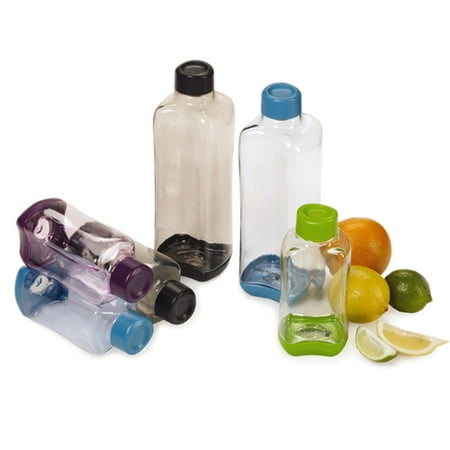Design for Living 6 Piece Set Stackable 32 oz & 16 oz Water Bottle Set