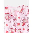 thumbnail image 3 of Strawberry Shortcake Baby Girls Sleep & Play Footed Pajamas, One Piece, Sizes NB-6/9M, 3 of 4