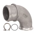 thumbnail image 1 of Codo de salida del turbocompresor Aleación de aluminio Reemplazo de tubería de transferencia de aire del codo de salida turbo resistente y confiable para motor Cummins 4BTA, 1 of 5