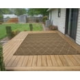 thumbnail image 2 of Ottomanson Jardin Diamond Trellis Design 5x7 Non Shedding Indoor Area Rug, 5'3" x 6'11", Brown, 2 of 5