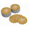 thumbnail image 3 of Inkdotpot 100 Pack Let Love Sparkle Wedding Favor Paper Tags Craft Real Silver Foil Hang Tags, 3 of 6