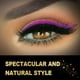 thumbnail image 5 of Farfi 4 par/set delineador de ojos adhesivo práctico fácil de quitar plástico maquillaje pestañas delineador de ojos pegatina para Halloween, 5 of 5