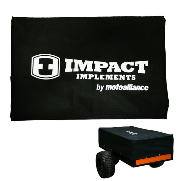 IMPACT IMPLEMENTS 1000lb & 1500lb ATV/UTV & Garden Tractor Utility Trailer Cover