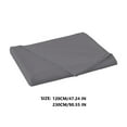 thumbnail image 7 of YAMB Queen Size Flat Sheet Only - Brushed Microfiber Top Sheet - Soft,Breathable,Wrinkle-Free,Fade-Resistant,Stain-Resistant Hotel Quality Flat Bed Sheet,Easy to Maintain and Clean,Dark Gray, 7 of 7