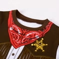 thumbnail image 4 of Pijamas para niños pequeños, disfraz de vaquero para fiesta de Halloween, ropa de salón infantil, juego de rol, juego de creaciones, regalo, 4 of 4
