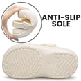 thumbnail image 4 of AMANSSE Unisex Kids Garden Clogs Slides Sandals Boys Girls Shower Slippers Beach House Shoes Outddor Beige Little Kid Size 13, 4 of 6