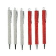 thumbnail image 1 of 6x Gel Ink Pens Writing Smoothly Press Pen Argent and Red perfecl bolígrafos de gel, 1 of 6