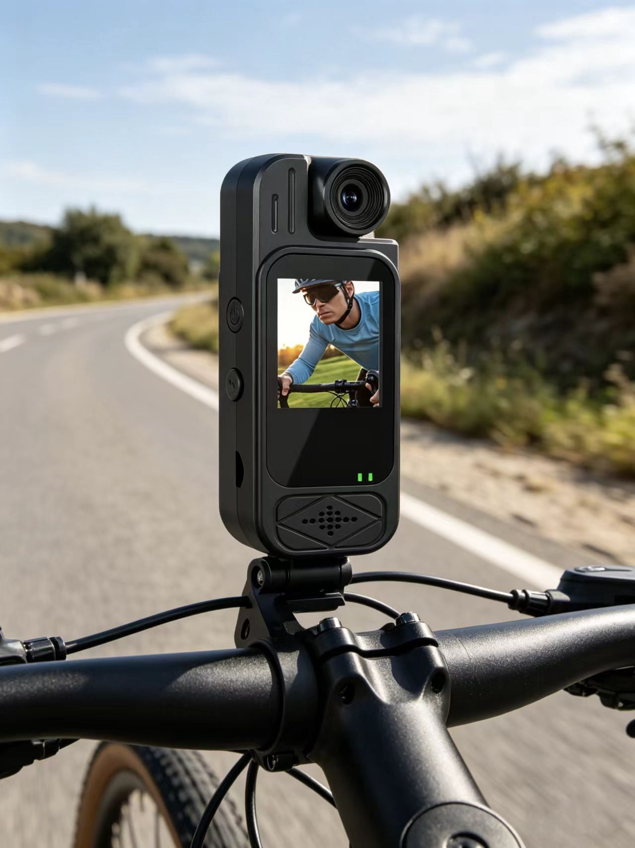 Wearable Body Camera with Screen Y9, Clip On Camcorder HD Infrared Night Vision, Portable Handheld Video Recorder, Outdoor Sports Vlog Camera, Perfect for Patrol Security Teaching Evidence