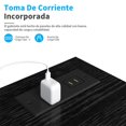 thumbnail image 4 of Simple Wisdom Mueble para TV,Mueble TV es Retr&aacute;ctil (130-180CM),Centro de Entretenimiento para TVs Viene con Una Regleta de Enchufes y una Tira de LED,Adecuado para Televisores 45 a 75 Pulg, 4 of 8
