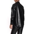 thumbnail image 2 of OAT New York Women's Vegan Leather Shirt Jacket/Shacket, 2 of 2
