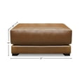 thumbnail image 4 of GTR Leather Raffa 100% Top Grain  Contemporary Ottoman Footstool, 4 of 5