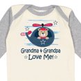 thumbnail image 4 of Inktastic Grandma and Grandpa Love Me Boys Boys or Girls Long Sleeve Baby Bodysuit, 4 of 5