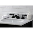 thumbnail image 3 of Kingston Brass KS1160PKL Duchess Widespread Bathroom Faucet with Brass Pop-Up, Matte Black, 3 of 8