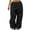 Black, variant on Odeerbi Cargo Pants Women Lounge Pants Trendy Trousers Full Straight Solid Color Suit Pants Khaki