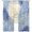Blue, Sky, Navy, variant on Teal Palm Leaves Sheer Curtains 84 Inches Long, Summer Tropical Plants Botanical Light Filtering Window Curtains for Living Room/Bedroom, Rod Pocket Voile Sheer Curtain Drapes, 52"W x 84"L, 2 Panels