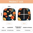 thumbnail image 3 of Floral Pattern Seat Covers for Dining Room Chairs Set Of 6,Stretch Printed Washable Chair Seat Cover with Elastic Ties and Button,Removable Waterproof Couch Cushion Covers, 3 of 6