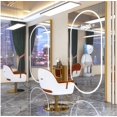thumbnail image 5 of Hair salon mirror, hair salon, whole body wall hanging, hairdressing mirror table, LED with light, floor mounted mirror My Lux Decor Round, 5 of 5