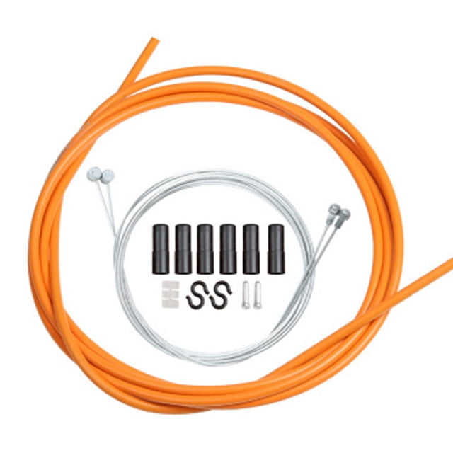 Greeniant Juego de cables de freno de cambio de bicicleta, accesorios de ciclismo profesional, línea de Control, carcasa de Cable, reemplazo de Cable, Ciclismo Cables de cambio naranja Greeniant OD028207-14