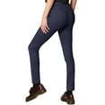 thumbnail image 2 of Made by Johnny Women's Casual Leggings Stretchy Work Ankle Pants Office Slacks with Pocket XL NAVY, 2 of 6