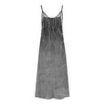 thumbnail image 3 of Vestidos de Verano con Cuello en V para las Mujeres 2025 Imprimir Vestido de Cuello Redondo sin Mangas Vestidos Largos Casuales, Ligeros Y de Moda, 3 of 5