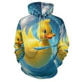 thumbnail image 3 of Rubber Duck Hoodies Classic Oversized Pullover Hoodie Female Long Sleeve Pretty Graphic Casual Hooded Sweatshirts, 3 of 5