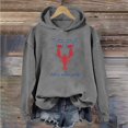 thumbnail image 3 of Vintage Lobster Gifts for Lobster Lovers Sweatshirt Y2K Long Sleeve Cardigan Hoodies Fashion Loose Fit Button Down Knit Pullover Tops (Grey,Large), 3 of 4