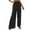 Black, variant on FNFYFH Wide Leg Pants for Women with Pockets Cotton Linen Trousers Elastic High waist Straight Legs Palazzo Pant Loose Fit Comfy Solid Color Trouser,Black S-3XL