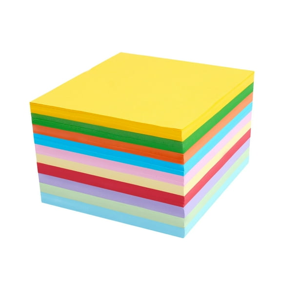 HEALEEP 1000pcs Colored Construction Paper Assorted Color for Kids Decoration