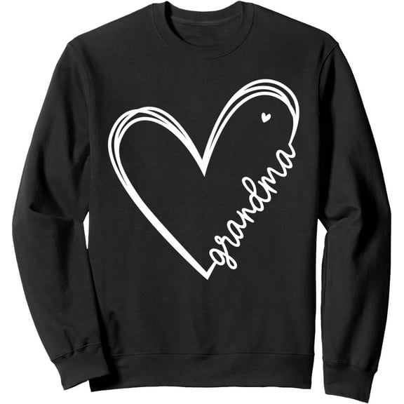 Grandma Heart Women for Christmas Mother's Day Birthdays Sweatshirt
