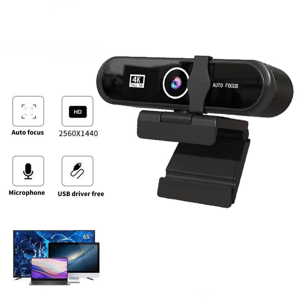 B9 Laptop Webcam with Auto Focused and Integrated Microphone High Resolution for Video Conferencing and Online Classes