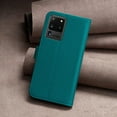 thumbnail image 5 of Premium High Quality Wallet Case For Samsung S20 Ultra, Strong Magnetic Clasp Case with [RFID Blocking] Card Holder Kickstand Magnetic,Leather Flip Case for Samsung Galaxy S20 Ultra, Green, 5 of 8