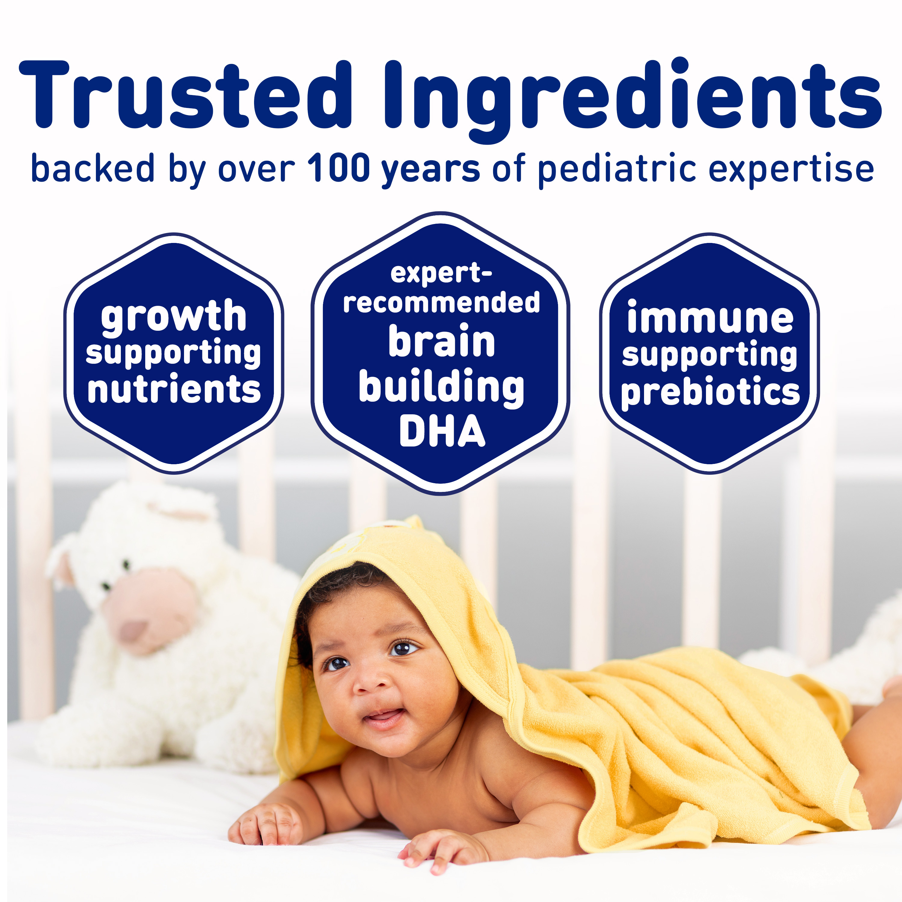 Enfamil Infant Formula, Milk-based Baby Formula with Iron, Brain-Building Omega-3 DHA & Choline, Dual Prebiotic Blend for Immune Support, Baby Milk, 12.5 Oz Powder Can​ - image 5 of 11
