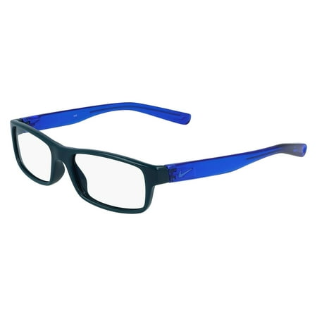 Image of Nike 5090 Full Rim Rectangle Midnight Turquoise/Racer Blue Eyeglasses