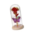 thumbnail image 3 of Regalos de San Valentín para ella Flor preservada Flor romántica de aniversario para rojo, 3 of 9