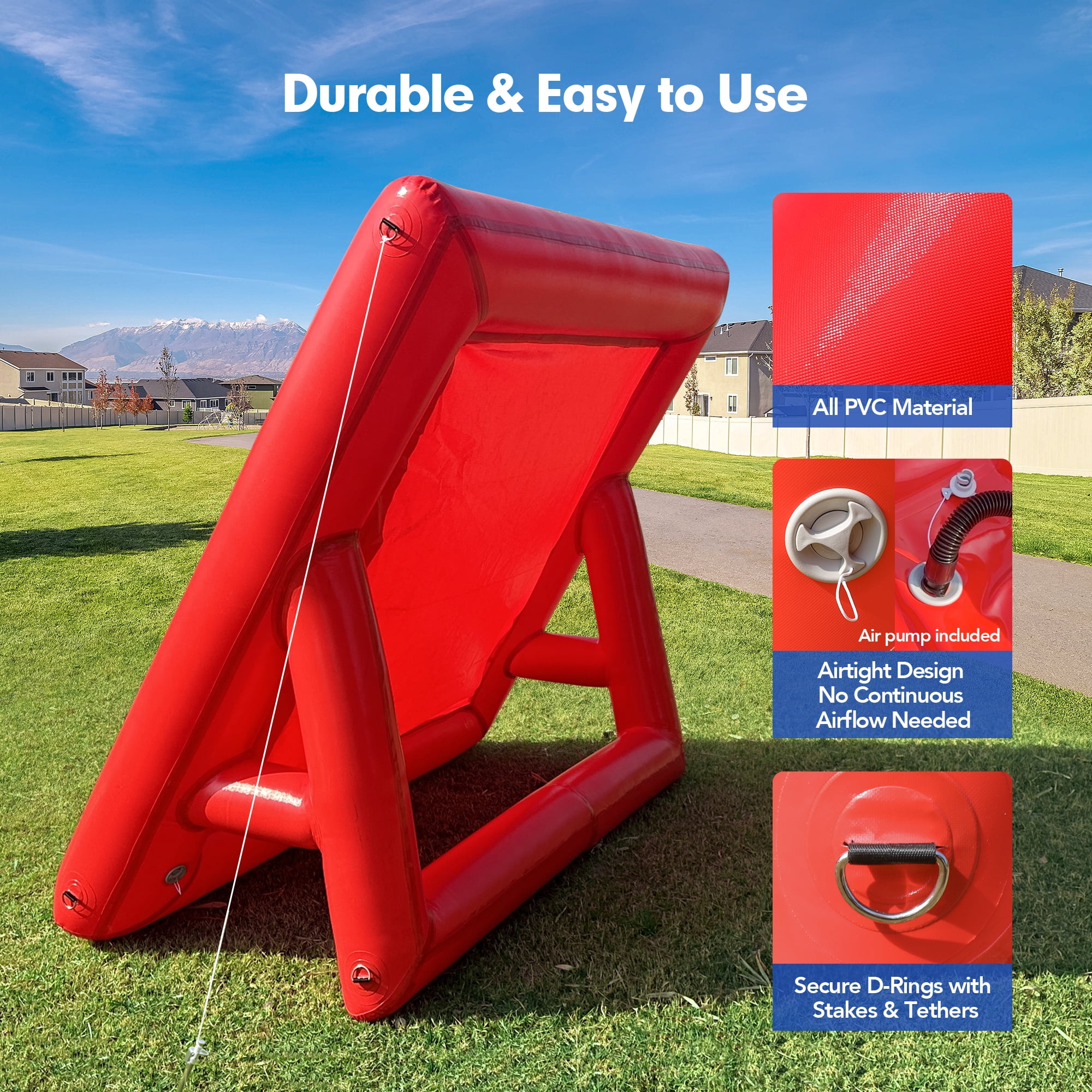 Wellcomer 7FT Inflatable Airtight PVC Puzzle Challenge , Competition Game for Events & Carnivals