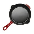 thumbnail image 4 of STAUB Pans 22 cm / 8.5 inch Cast Iron Traditional Deep Frypan, Cherry, 4 of 5