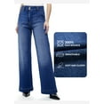 thumbnail image 5 of DOKOTOO Jeans for Women High Waisted Wide Leg Jeans Trendy Stretchy Denim Pants with Slanted Pockets Comfort Baggy Straight Leg (Plus Sizes Available), 5 of 8