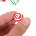 thumbnail image 7 of LOLIPPYY 60Pcs Wooden Loose Beads Christmas Loose Beads Round Bead Charms Christmas Garland Wood Beads, 7 of 7