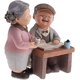 thumbnail image 3 of Regalo de cumpleaños, boda, regalo para personas mayores, anciano, anciana, figura decorativa para el hogar, sala de estar, decoración de resina, 3 of 4
