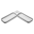 thumbnail image 1 of Étagère d'Angle de Salle de Bain Pliable, Étagère de Rangement avec Conception Perforée pour Drainage et Montage Mural, 1 of 1