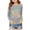 AB236 Grey, variant on Tisuna Sweatshirts For Girls Child Trendy Number Print Sweatshirt Teen And Youth Daily Wear Long Sleeve Outfits Size 3-4 Years