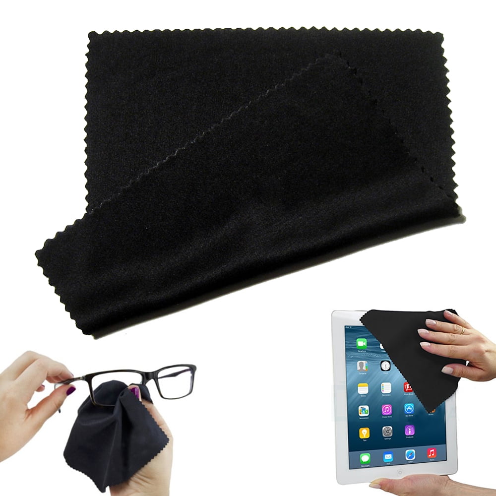 12PC Eyewear Lens Glasses Microfiber Cleaning Cloths Lint Free Screen