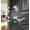 Satin Nickel, variant on Keyed Alike Front Door Lever, Exterior Door Lever & Single Cylinder Deadbolt Combination Set, Wave Style Entry Door Knob, Heavy-Duty Reversible Left/Right Handle for Bedroom Doors, Matte Black