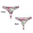 thumbnail image 3 of Balery Orchids Flowers Tangas de Algodón para Mujer con Estampado – Ropa Interior Sexy, Transpirable, G-string-Medium, 3 of 6