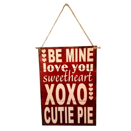 

XFLWAM Wooden Valentine s Day Gift Decoration Hanging Board Home Wooden Listing