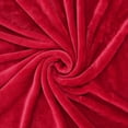 thumbnail image 6 of Exclusivo Mezcla Fleece Throw Blanket for Couch, Sofa, 300GSM Super Soft and Warm Blankets, Red Throw All Season Use, Cozy, Plush, Lightweight, 50x60 Inches, 6 of 8